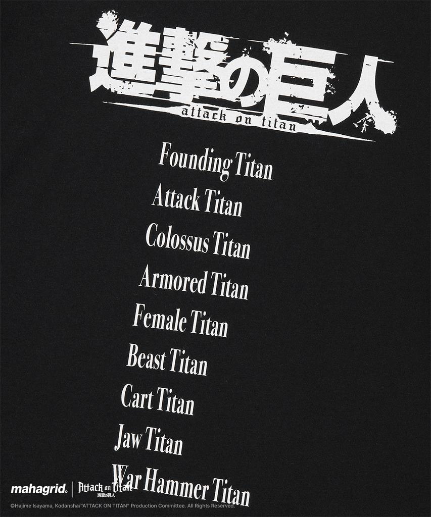 MAHAGRID [Attack On Titan] Levi Scene Tee Black(Mg2Gmmt500T)