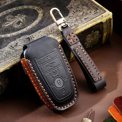 Premium Key Holder for Ford F-150 Raptor Pickup Truck Keys Protective Case Cover