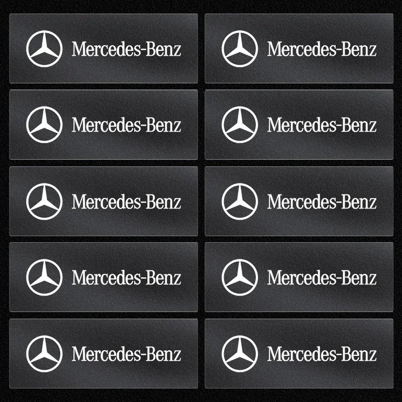 Car Logo Body Side Fender Door Window Trunk Decals Stickers Exterior Deco For Mercedes Benz AMG W204 W211 W212 W166 W117 W176