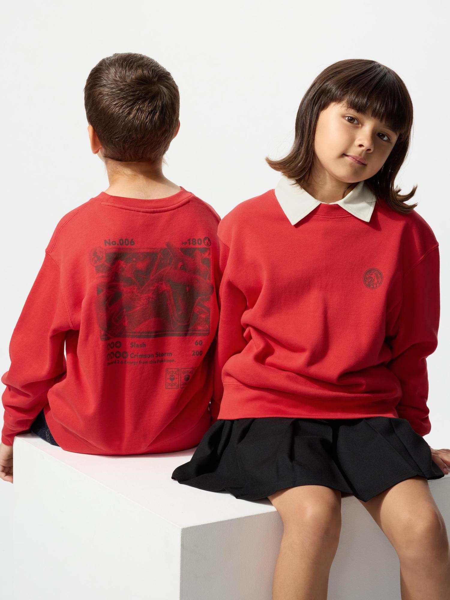 

Uniqlo Детский свитшот Покемон 15 RED/KIDS 100