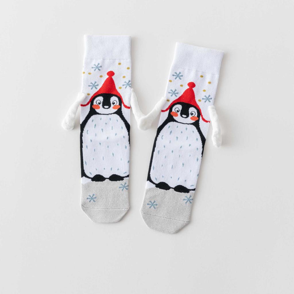 New Christmas Socks Hand Socks Socks Amazon Cross Border Socks Personalized Medium Cotton Socks