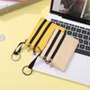 Canvas Mini Coin Purse Simple Zipper Kid Storage Pouch Money Pocket Solid Color Coin Key Bag Women Men Cute Wallet Mini Purse