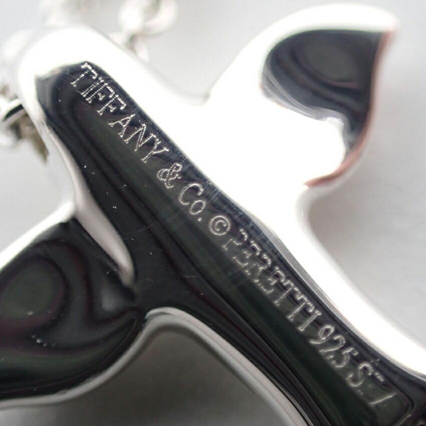 [Używany] TIFFANY 925 Naszyjnik z zawieszką w kształcie ptaka j52-5