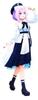 Nekomata Okayu Acrylic Stand Hololive Blue Journey Costume Yoake No Uta Official Goods