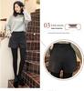 Women's High-Waist Wide-Leg Woolen Shorts - Versatile Winter Layering Pants for Plus Size