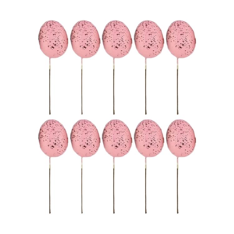 20Pcs Easter Foam Eggs DIY Party Decorative New Year Party Decoration