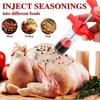 30ml/50ml Meat Marinade Injector Home Cooking Gadgets Syringe with Different Needles Cleaning Brush Turkey Chicken Beef Tool ZYF