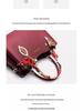 Elegante rote Damen-Hochzeits-Handtasche - Premium-Leder Schwiegermutter-Tasche