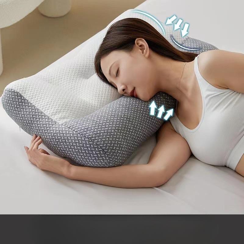 Pillow Core To Aid Sleep, Neck Pillow, Fiber Pillow, Single Household Pillow, Pillow