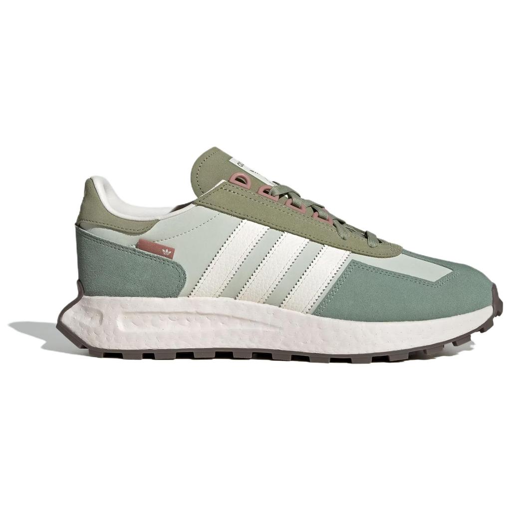 Adidas Originals Retropy E5 Comfortable Versatile Synthetic Leather Durable Low-Top Running Shoes Women sneaker Green White JQ0009