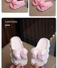 Girls' Soft Sole Non-Slip Bow Slippers for Outdoors - Princess Style