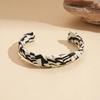 Autumn and Winter Artificial Leather Leopard Print Zebra Pattern Open Bracelet Retro Niche Jewelry