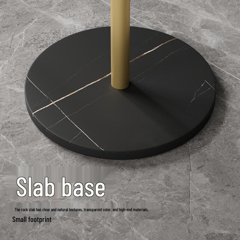 Luxury Metal Coat and Hat Stand with Rock Board for Bedroom or Entryway