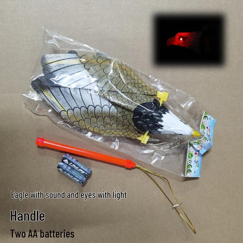 Telescopic Pole Electric Flying Bird Toy - Eagle Design