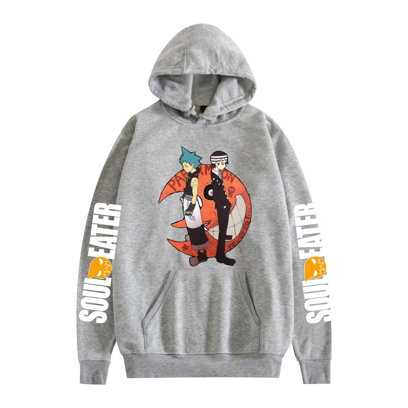 

Аниме Soul Eater Графическая печать Осень Зима Флисовое худи S