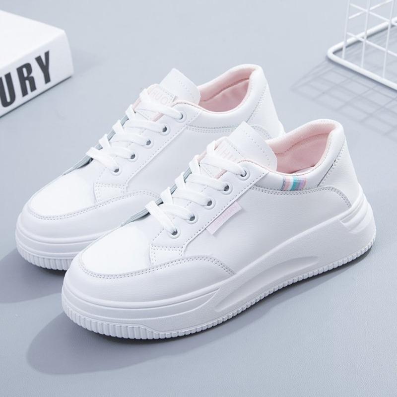 Little White Shoes Women's Spring and Summer New Trendy Platform Casual Shoes Muffin Sports Student Shoes Are Easy To Match Board Shoes