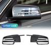 For Mercedes Benz W176 W246 W204 W212 W221 C117 X204 X156 2 Pcs Replacement Carbon Fiber Pattern Rearview Side Mirror Cover Caps