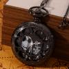 Retro Fashion Men's Black Pocket Watch Men Quartz Pocket Watch,ideal Choice for Gifts Men & Women
