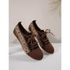A Large-sized, Breathable, Two-tone, Front-lacing, Lightweight Sports Shoe for Women
