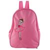 Girls Ballet Dance Embroidered Backpack Kids Shoulder Sports Bag(Pink)