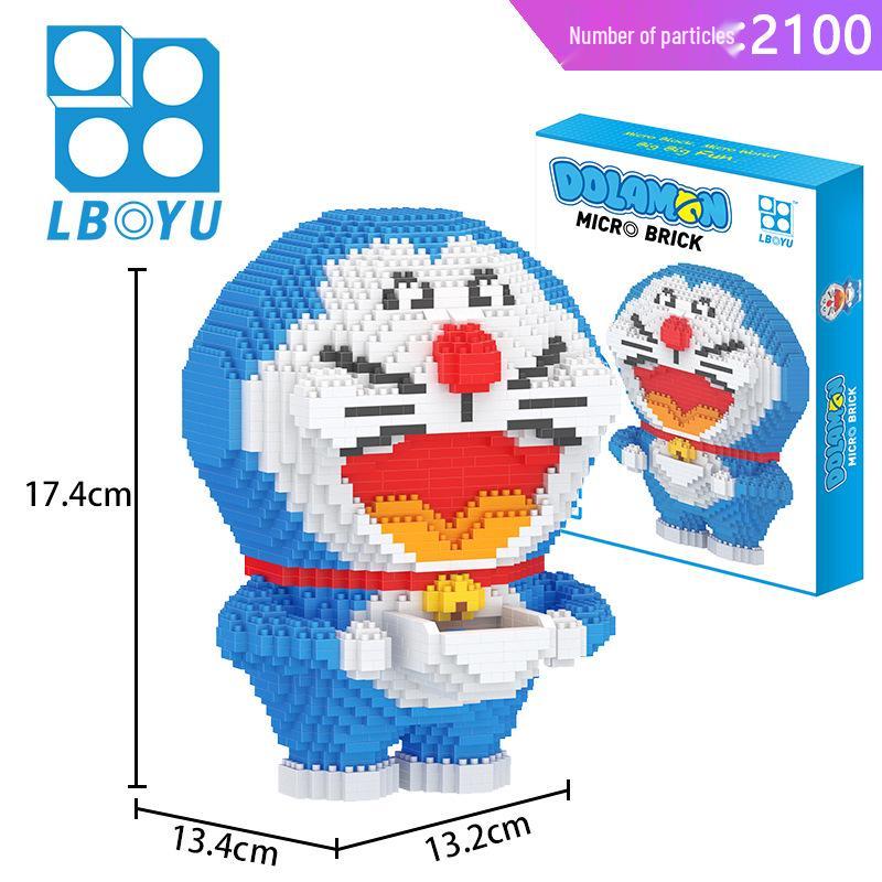 Le Bao Yu Educational Street Vendor Building Blocks for Kids and Adults – Micro Diamond Small Particles, One Piece