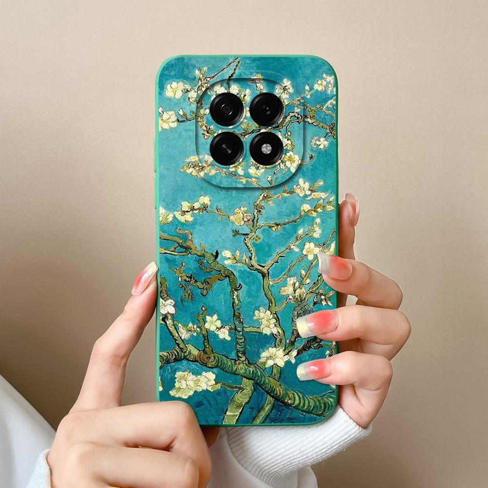 For Oppo A5 Pro 5G Phone Case Cute Cartoon Back Cover For Oppo A 5 2025 Full Protection Soft Liquid Silicone Anti Drop Housing