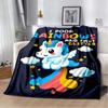 Cute Pink Unicorn Throws Blanket Sofa Blanket  Bedroom Living Room Decoration Blanket for Bed Picnic Blanket Throw Blanket
