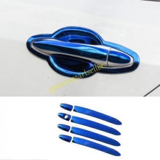 For Kia Forte K3 14-2018 Blue Titanium Exterior Side Door Handle Cover Trim
