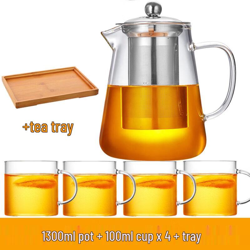 Star Glass Teapot Tea Set