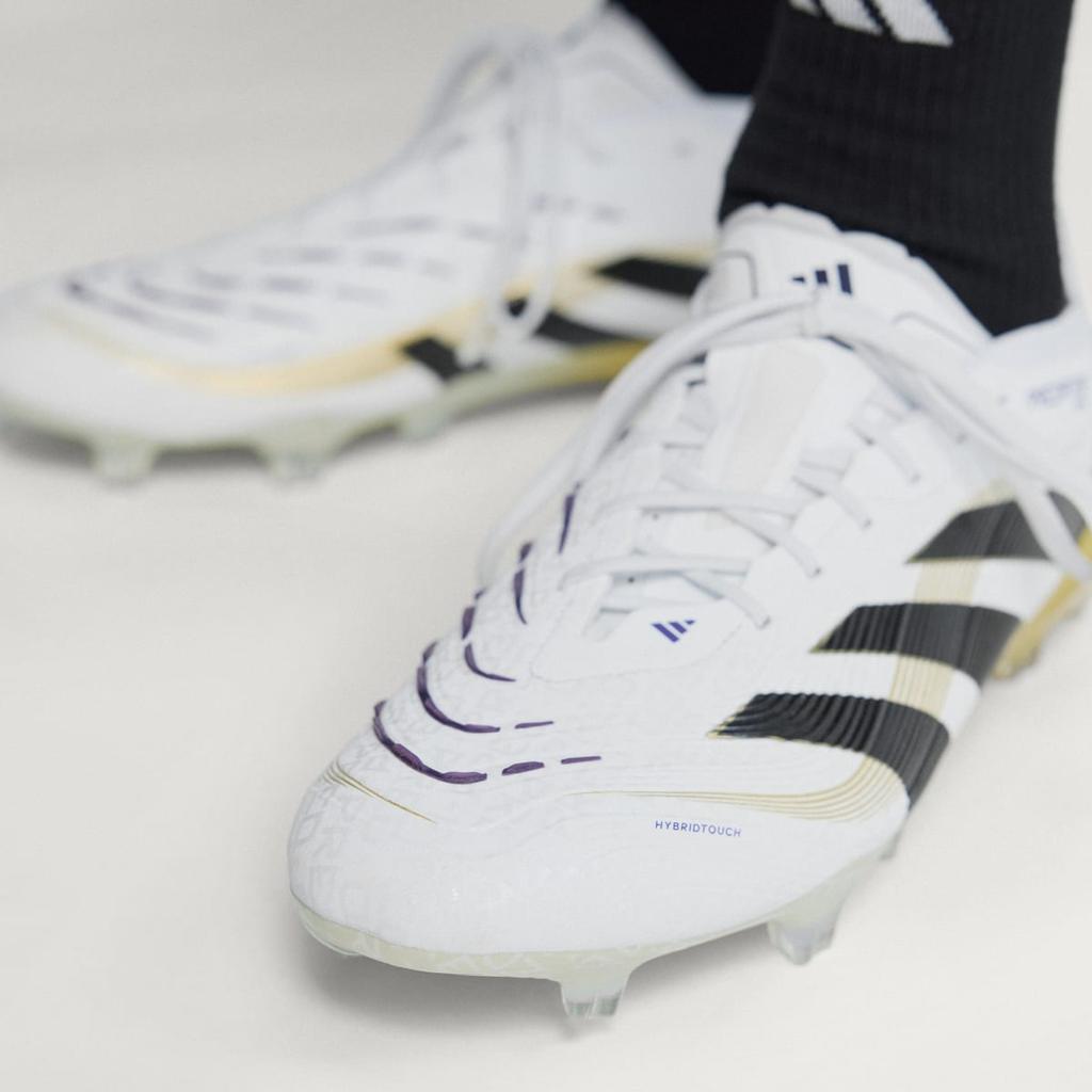 adidas Predator Elite FG JI1086 Unisex Performance Sports Shoes Cloud White / Core Black / Gold Metallic