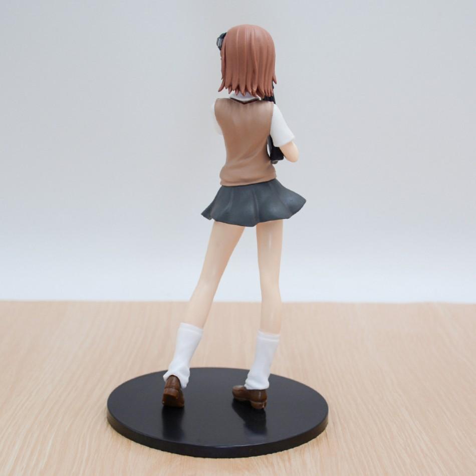 17cm New anime a certain index magic misaka mikoto railgun girl figure action figures pvc cartoon model toy present Articulated Detailed Movable