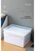 A4 Transparent Document Storage Box for Office Organization