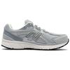 New Balance Nr. 480 Bequemes Sportgewebe Synthetisches Leder Low Top Lässige Laufschuhe Damen Sneaker Grau Weiß W480KR5