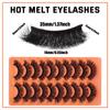 10 Pairs Of Thick Fried False Eyelashes Simulation Multi-Layer Natural Slender Curled Eyelashes