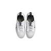 Nike Air VaporMax 2021 Flyknit GS Weiß Metallic-Silber Kinder-Sneakers Schwarz DB1550-100