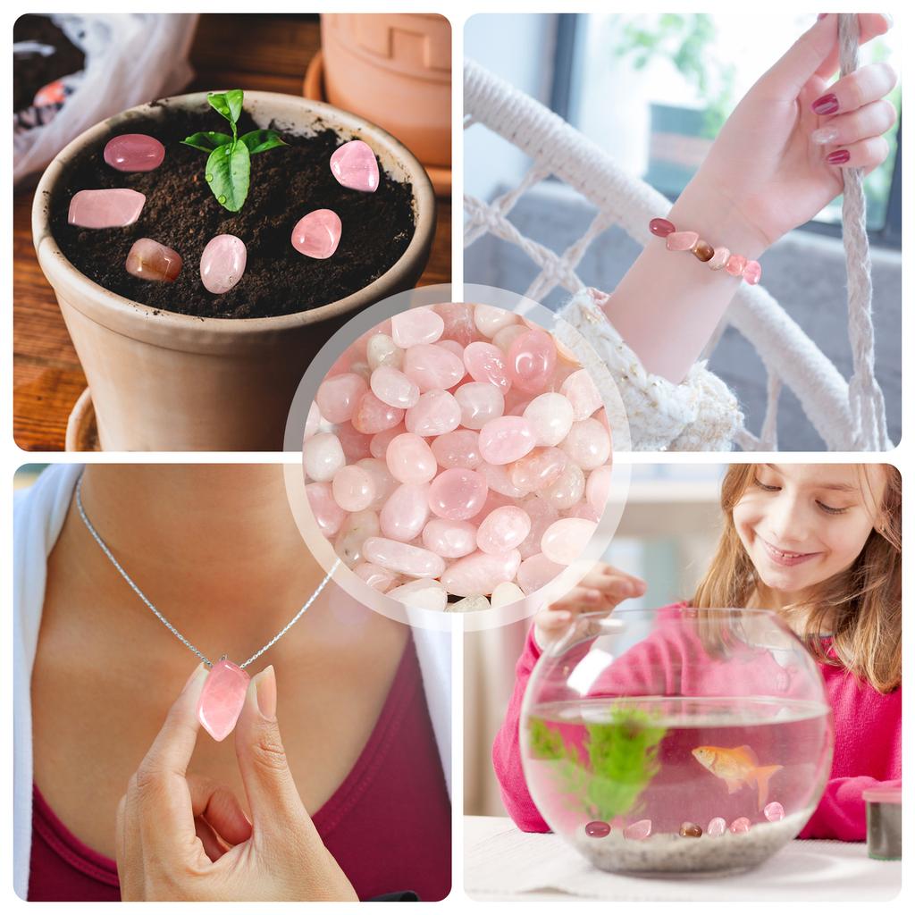 Natural Crystal Stones Irregular Polished Crystal Chips Bulk Crystals Gemstones Chips Vase Filler Decorative Stone for Fish Tank