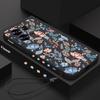 Flower Case For Xiaomi Redmi Note 13 12 11 14 Pro 5G 11s Funda Xiaomi 13T 11T Pro Poco X6 F6 Mi 11 Lite 5G NE Lanyard Cover