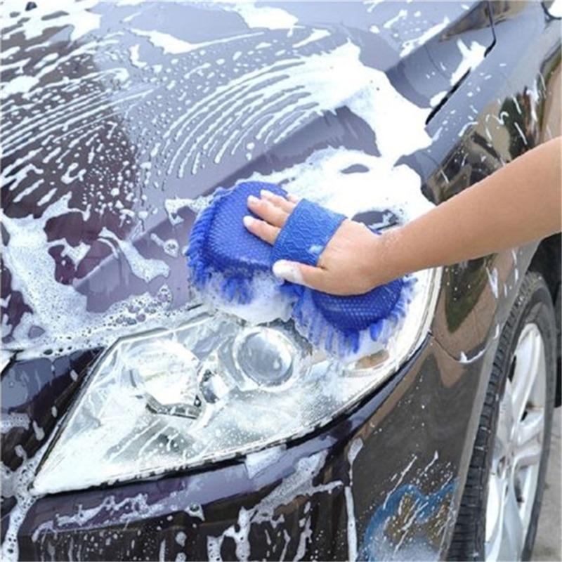 Microfibre Chenille Anthozoaire Meubles de Maison Gants de Lavage Fournitures de Laveuse Brosse de Voiture Multifonctionnelle Fournitures de Nettoyage pour Maison Récurage Salle de Bain Cuisine