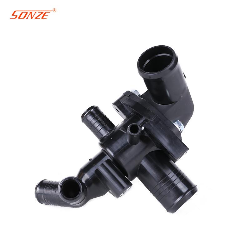 Bk3Q-8A586-Ab Engine Thermostat Housing Coolant Water Flange For Ford Ranger 3.2 2.2L Transit Mk7 Mk8 Thermostat Sensor