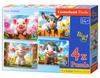 Puzzle 4in1 B-041084 Cute Animals
