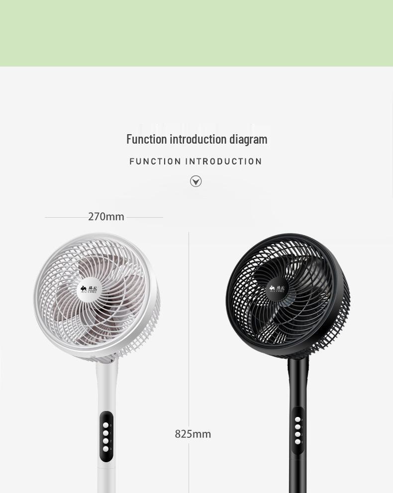 Silent Oscillating Camel Air Circulator Fan for Table & Floor - Ideal for Dorms & Homes