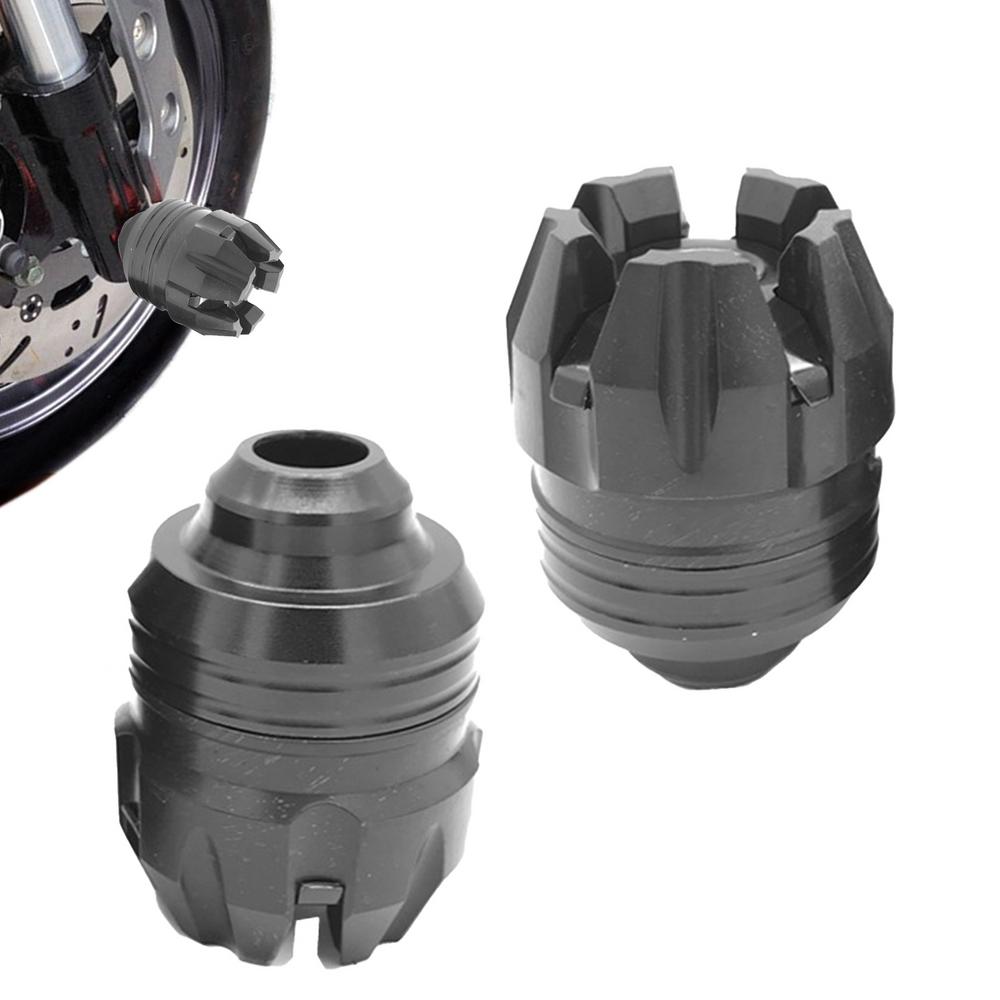 

Мотоциклетные передние вилки Рама слайдеры Передние вилки Рама слайдеры Замена колеса Защита от падения Слайдеры для скутера Рама слайдеры Стильный чёрный