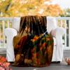 1pc Tomioka Giyuu Theme Blanket - Digital Print, Polyester, Cozy for All Seasons, Perfect for Outdoor, and Travel