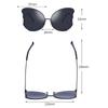 Klassische Sonnenbrille für Damen (2019) mit Retro-Oversize-Cat-Eye-Form und Vintage-Charme