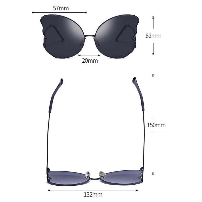 Klassische Sonnenbrille für Damen (2019) mit Retro-Oversize-Cat-Eye-Form und Vintage-Charme