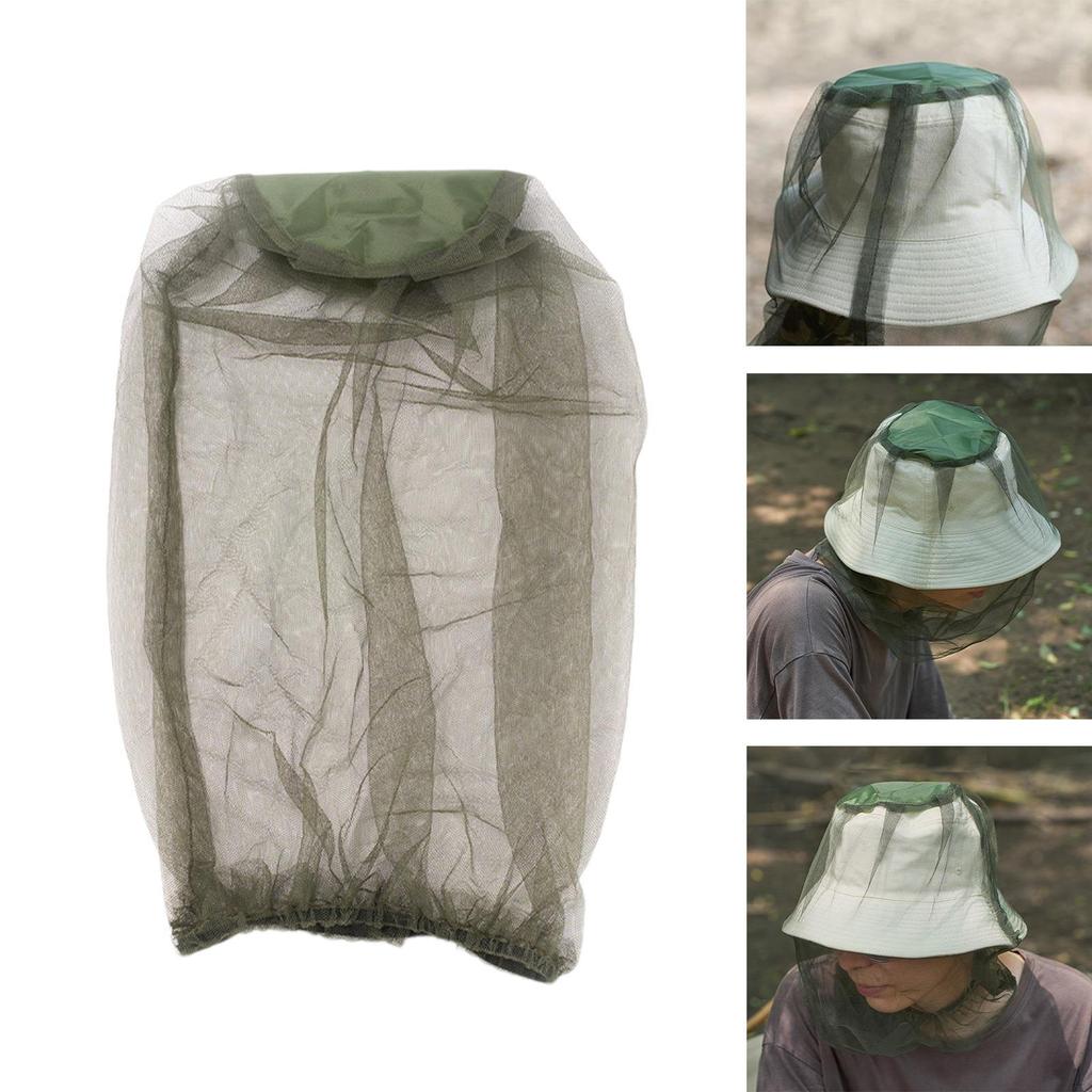Head Net Mesh Face Neck Netting Hood High Visibility Shield Comfortable Ventilated Fishing