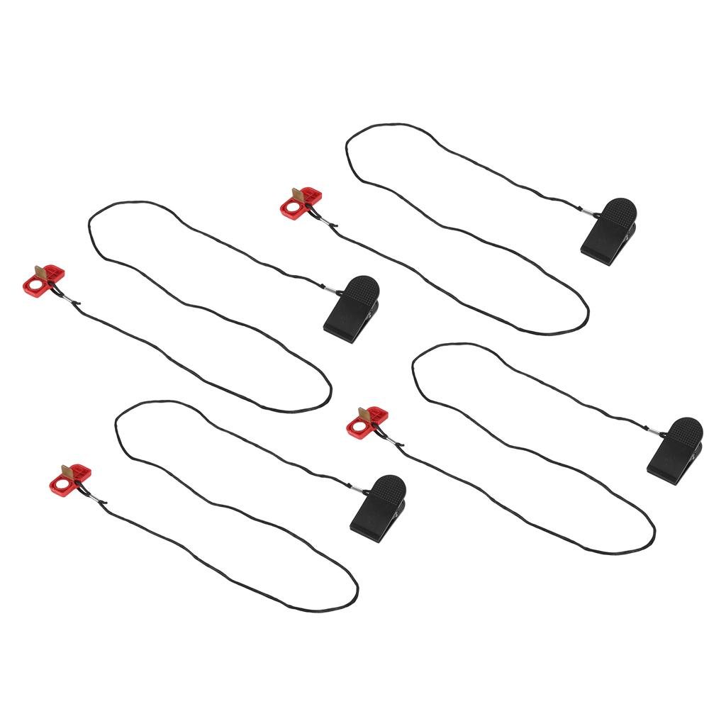4PCS Treadmill Emergency Stop Switch with Magnet Running Machine  Clip Fitness Accessory Key L