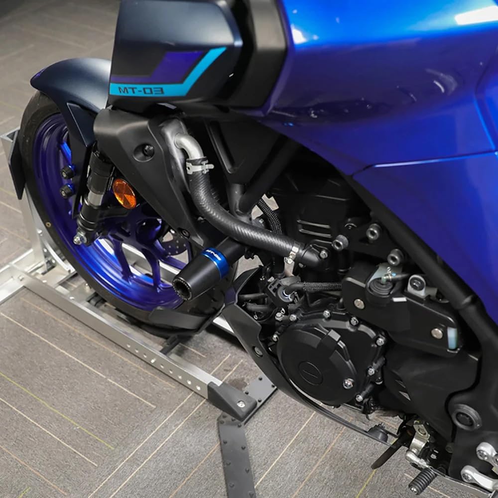 Anti-Fall Protection Engine Crash Pads for MT03 MT25 2025 2024 2023-2015 Motorcycle Frame Sliders Crash Protectors (Black) [Parallel Import]