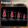 Wearable Silicone Plug, Spiral Texture Design, Soft Liquid Silicone, Flexible Comfortable Fit, Premium Collection, Discreet Packaging