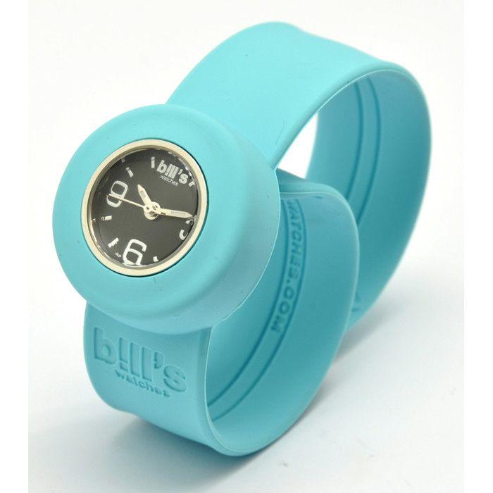 Watch Mini Bracelet Turquoise Blue and Black Dial